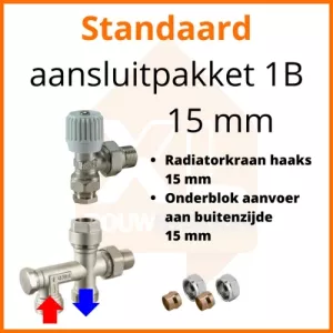 Aansluitsetten voor zij-aansluiting paneelradiatoren