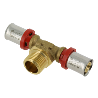 Bonfix Alu-pers x Buitendraad x Alu-pers T-koppeling | 16 x 1/2 x 16