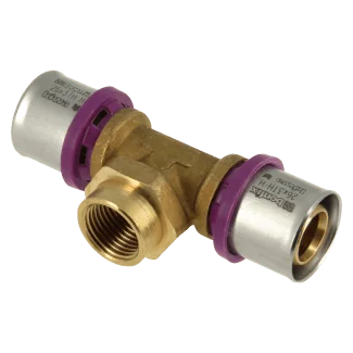 Bonfix Alu-pers x Binnendraad x Alu-pers T-koppeling | 26 x 1/2 x 26