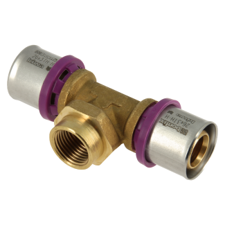 Bonfix Alu-pers x Binnendraad x Alu-pers T-koppeling | 26 x 3/4 x 26