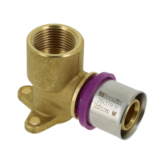 Bonfix Binnendraad x Alu-pers Muurplaat | 3/4 x 26 | Hoogte 47 mm