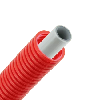 Bonfix Alu-pers meerlagenbuis met mantel | rood | 20 x 2.0 | Rol 50 meter