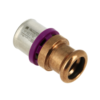 Bonfix Alu-pers x M-press rechte verloopkoppeling | 26 x 22