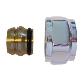 Adaptor Eurokonus naar 15 mm knel, chroom