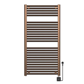 Elara elektrische radiator Smart WiFi 118,5 x 60 cm geborsteld brons koper PVD