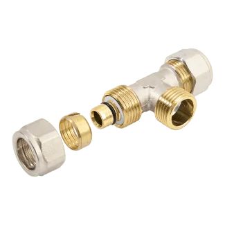 Bonfix Alu-knel x Buitendraad x Alu-knel T-koppeling | 18 x 1/2 x 18