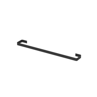 Mat Zwart 60cm handdoekbeugel - voor Elektrische Panel Verticaal Vlak