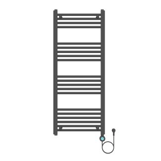 120x50 cm - Ecorad E-Smart Wifi - 700W - Mat Zwart - Programeerbare Elektrische Radiator
