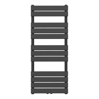 120x50 cm - 600 Watt - Ecorad Florence - Mat Zwart- Handdoekradiator | Designradiator
