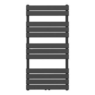 120x60 cm - 675 Watt - Ecorad Florence - Mat Zwart - Handdoekradiator | Designradiator