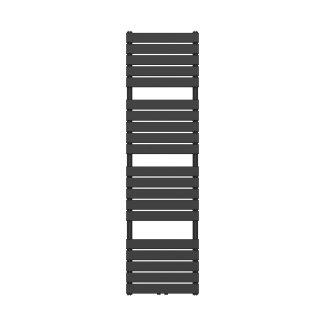 180x50 cm - 900 Watt  - Ecorad Florence - Mat Zwart - Handdoekradiator | Designradiator