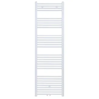 180x40 cm - 900 Watt - Ecorad Handdoekradiator - Wit (RAL9016) - Universal-6 aansluitpunten