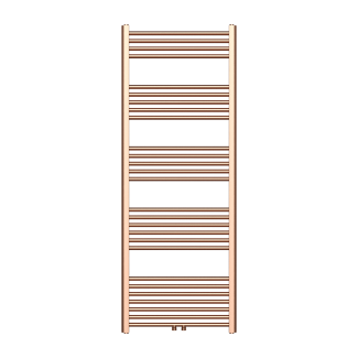 160x60 cm - 1050 Watt - Ecorad Handdoekradiator - Geborsteld Koper - Universal-6 aansluitpunten