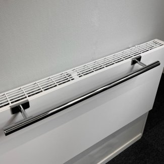 BSXL handdoekenrek 400 mm voor radiatoren boven-bevestiging Chroom