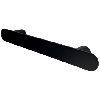 BSXL magnetisch 460 mm handdoekenrek voor radiatoren rond – Zwart