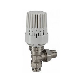 Thermostatische Radiatorkraan haaks