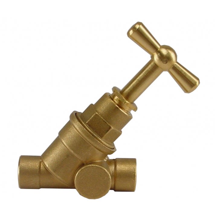 Riko Kiwa stopkraan 12 mm capillair x capillair zonder aftapgelegenheid