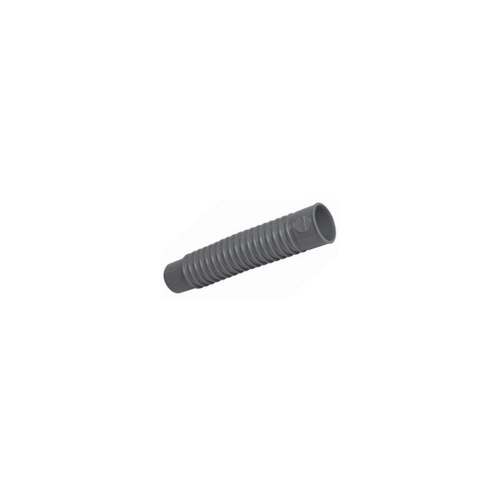 Flexibele bocht dubbele mof 50 mm 0 - 45 graden PVC