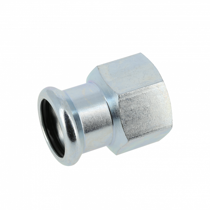 Bonfix Staalverzinkt Binnendraad x Press schroefbus (CV) | 1/2 x 22