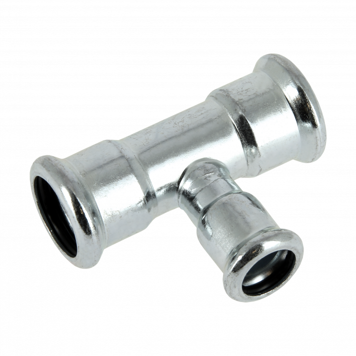 Bonfix Staalverzinkt Press T-koppeling verlopend (CV) | 35 x 35 x 22