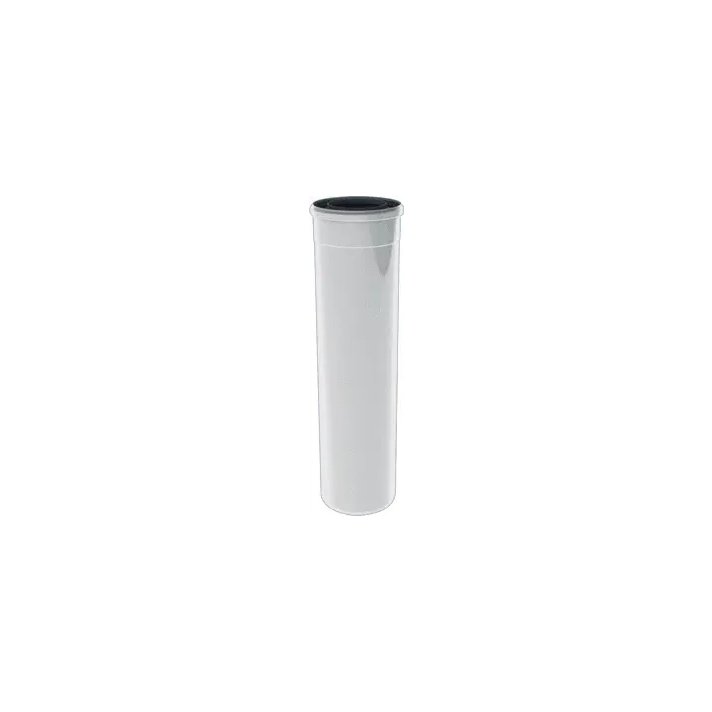 TwinSafe Concentrische Pijp Lengte 250 mm x Ø60/100 mm Wit PP