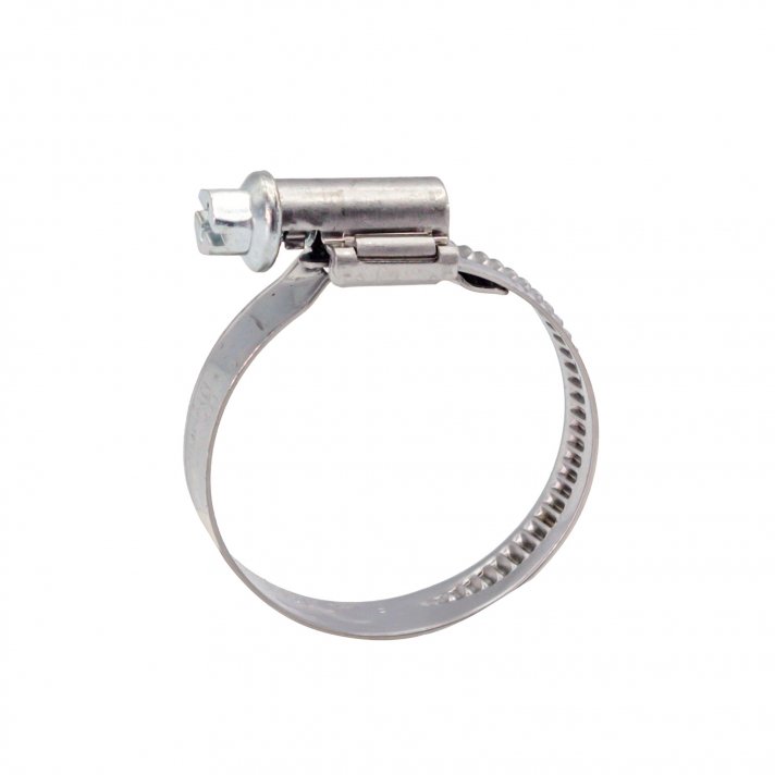 Slangklem in rvs 12mm 130x150