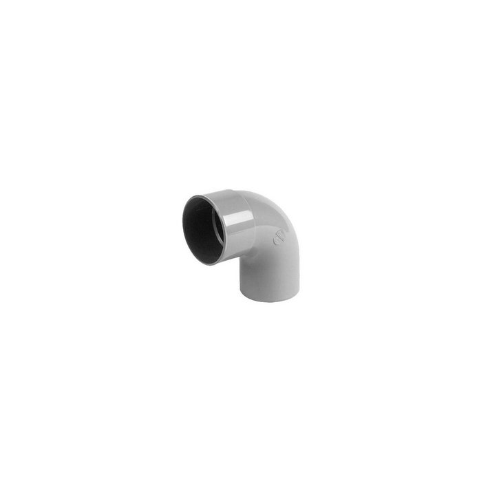 HWA bocht mof 80 mm x spie 80 mm 90 graden PVC