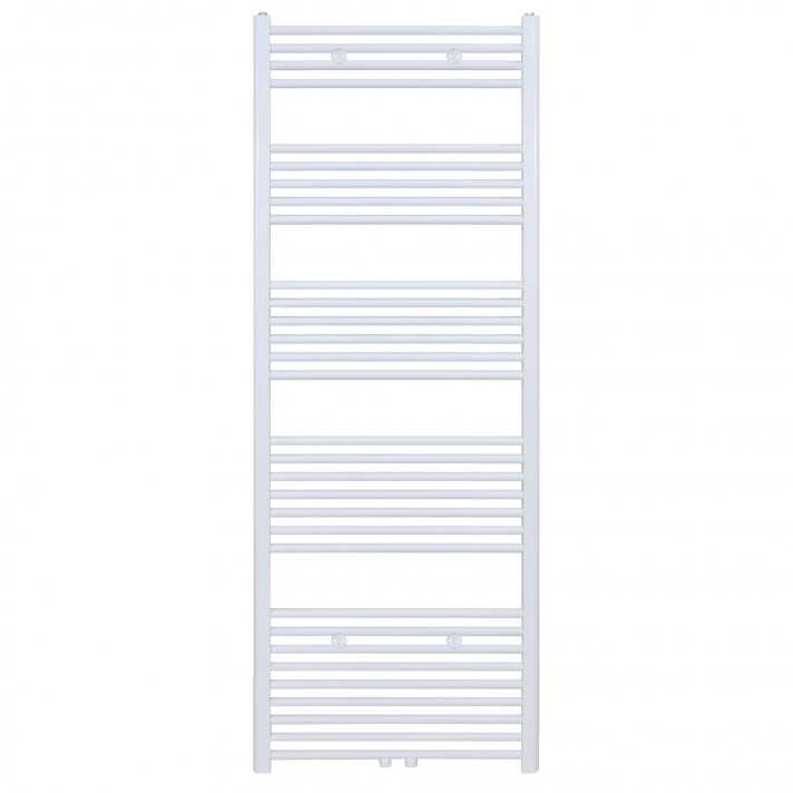 600x1800 – 1166 Watt | Handdoekradiator Mat Wit Zij- & Middenaansluiting