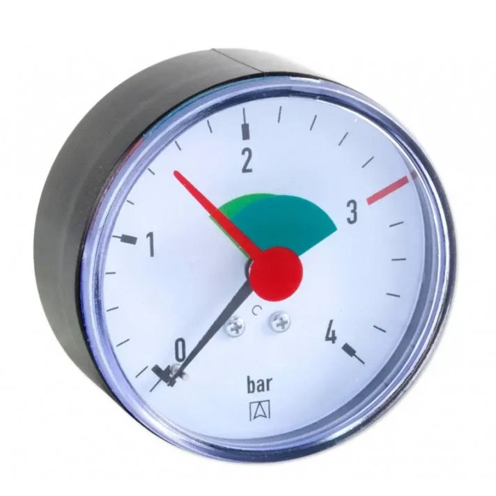 Afriso Manometer 0-4 bar achteraansluiting 1/4" Ø50 mm