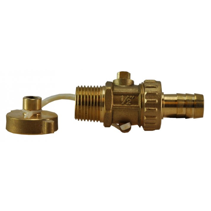 Riko Zware Vul- en Aftapkraan met Dop 1/2" BU