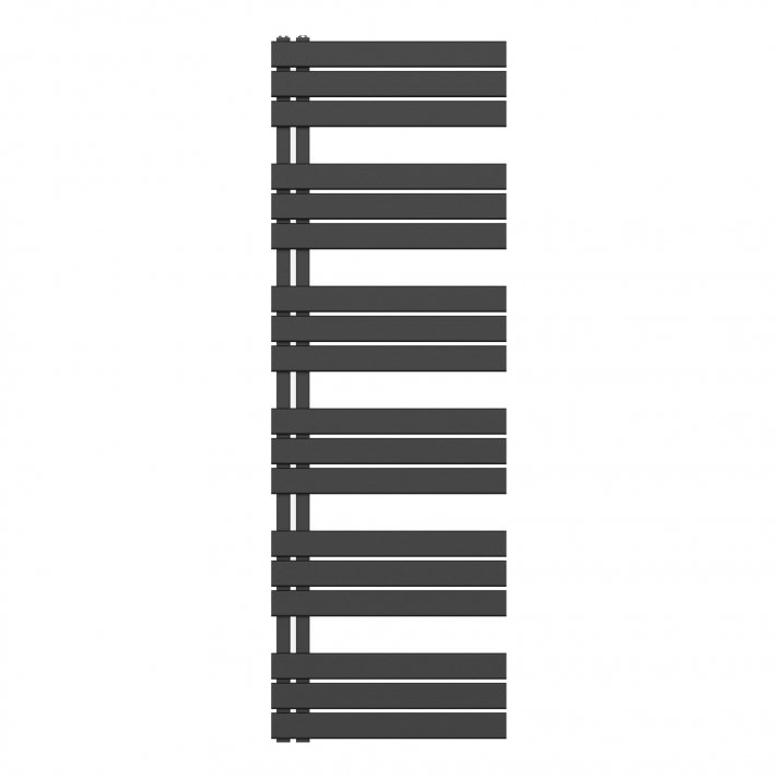 1800x600 – 1021 Watt | handdoekradiator zwart | links aansluiting/comb