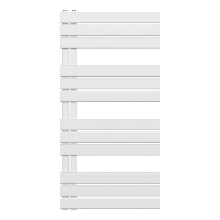 1200x600 – 681 Watt | handdoekradiator wit | links aansluiting/comb
