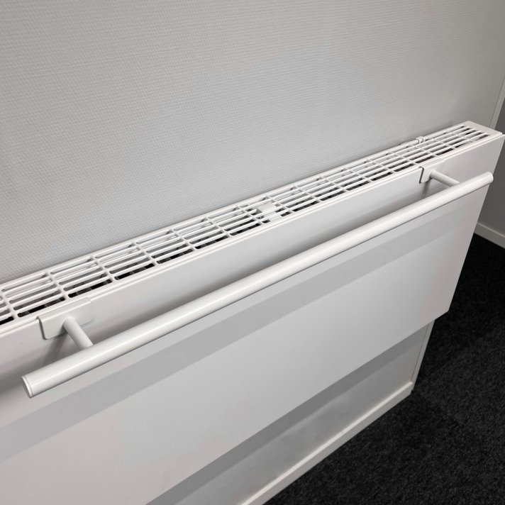 BSXL handdoekenrek 400 mm voor radiatoren boven-bevestiging wit