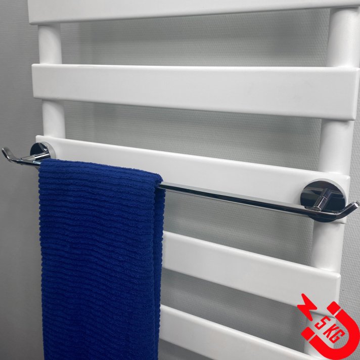 Magneet-line Chroom – Magnetische 385 mm handdoekhouder