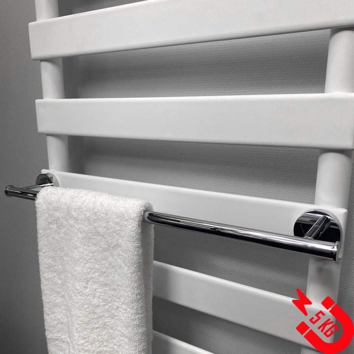 Magneet-line Chroom – Magnetische 510 mm handdoekhouder