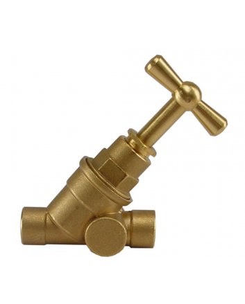 Riko Gastec stopkraan 15 mm capillair x capillair zonder aftapgelegenheid