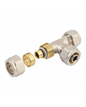 Bonfix Alu-knel T-koppeling | 25 x 25 x 25