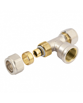 Bonfix Alu-knel x Binnendraad x Alu-knel T-koppeling | 25 x 3/4 x 25
