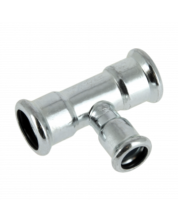 Bonfix Staalverzinkt Press T-koppeling verlopend (CV) | 35 x 35 x 22