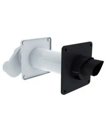 Safe-PP Concentrische Geveldoorvoer Lengte 640 mm / Ø80/125 mm