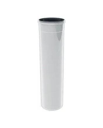 TwinSafe Concentrische Pijp Lengte 500 mm x Ø60/100 mm Wit PP