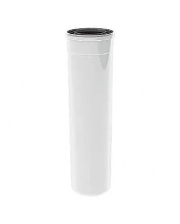 TwinSafe Concentrische Pijp Lengte 250 mm x Ø80/125 mm Wit PP