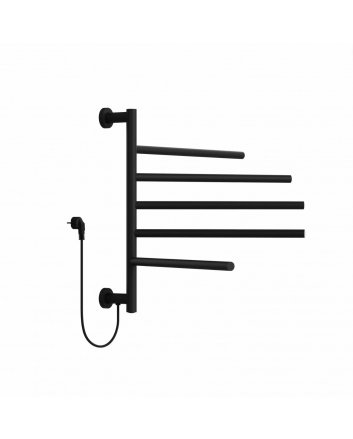 Best-Design Hover-Black Elektrische Designradiator 75W 622 x 516 mat-zwart