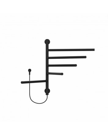 Best-Design Hover-Black Elektrische Designradiator 75W 622 x 516 mat-zwart