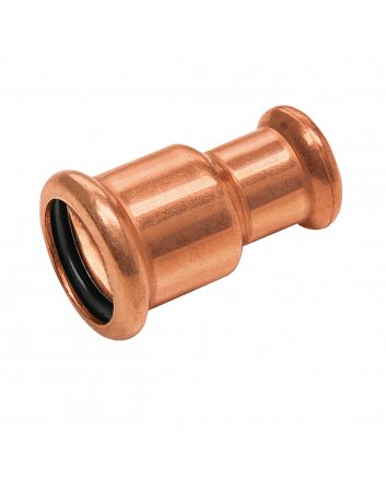 Bonfix Roodkoper Press rechte verloopkoppeling (water) | 22 x 15