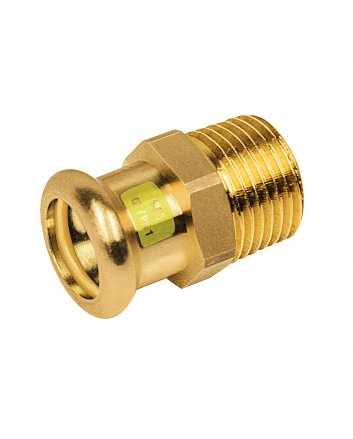 Bonfix Roodkoper Buitendraad x Press puntstuk (gas) | 1/2 x 22