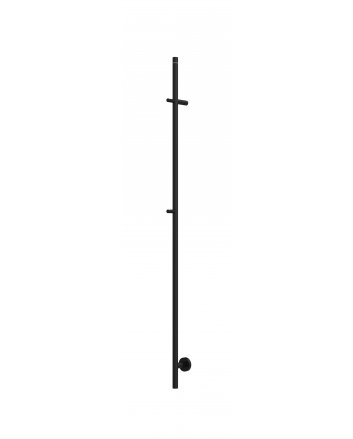 Callista elektrische staafhanddoekradiator 60 Watt 150 cm mat zwart