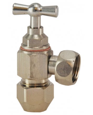 Riko hoekstopkraan 3210 3/8 x 10 mm chroom