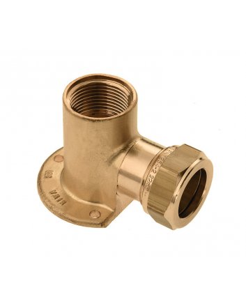 Bonfix Messing Binnendraad x Knel Muurplaat | 3/4 x 22