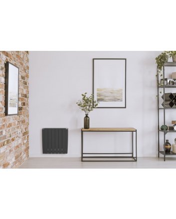 580x1080 - 2000W | Aluminium Muur Radiator Antracietgrijs + Afstandsbediening